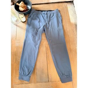 Lululemon Lab‎ Joggers Mens XXL Slate Blue Excellent Recycled Polyester Stretch